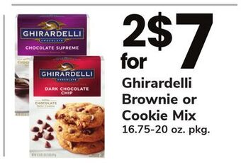 ACME Ghirardelli brownie or cookie mix offer