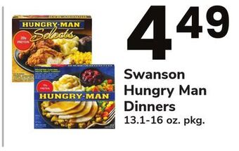 ACME Swanson hungry man dinners offer