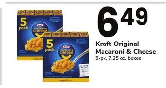 ACME Kraft original macaroni & cheese offer
