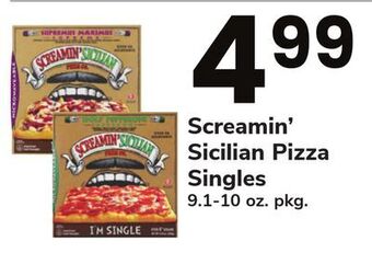 ACME Screamin' sicilian pizza singles offer