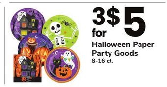 ACME Halloween paper party goods offer