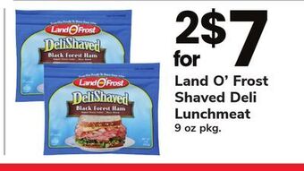ACME Land o'frost shaved deli lunchmeat offer