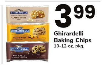 ACME Ghirardelli baking chips offer