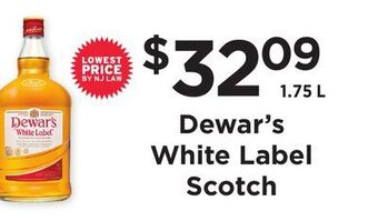 ShopRite White label scotch offer