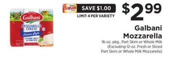ShopRite Mozzarella offer