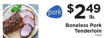 ShopRite Boneless pork tenderloin offer
