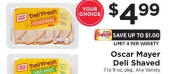 ShopRite Deli shaved offer