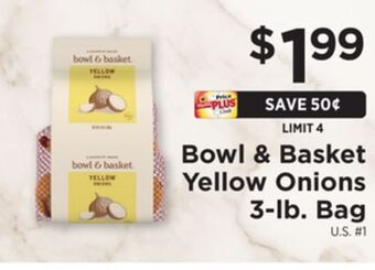 ShopRite Yellow onions 3-lb. bag offer
