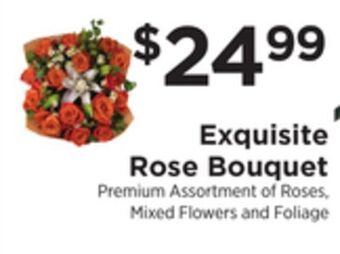 ShopRite Exquisite rose bouquet offer