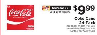 ShopRite Cans 24-pack offer
