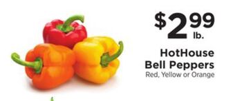 ShopRite Hothouse bell peppers offer