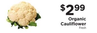ShopRite Organic cauliflower offer