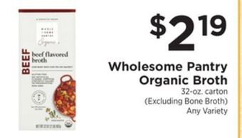 ShopRite Organic broth offer