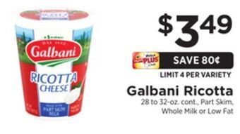 ShopRite Ricotta offer