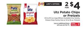 ShopRite Potato chips or pretzels offer