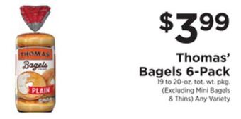 ShopRite Bagels 6-pack offer