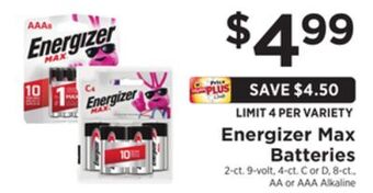 ShopRite Max batteries offer