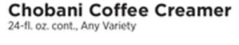 ShopRite Coffee creamer offer