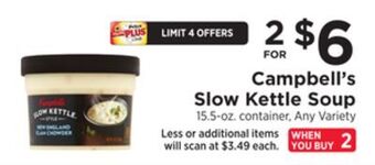 ShopRite Slow kettle soup offer