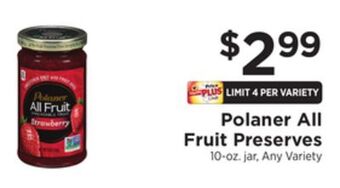 ShopRite All fruit preserves offer