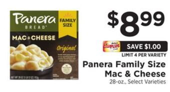 ShopRite Family size mac & cheese offer