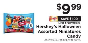 ShopRite Halloween assorted miniatures candy offer