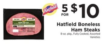 ShopRite Boneless ham steaks offer