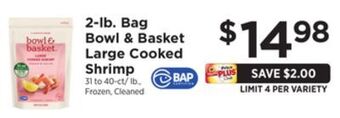 ShopRite Large cooked shrimp offer