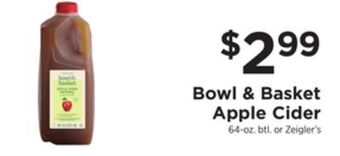 ShopRite Apple cider offer