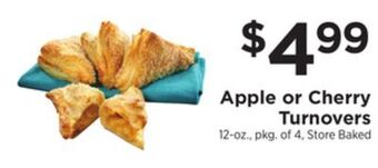ShopRite Apple or cherry turnovers offer