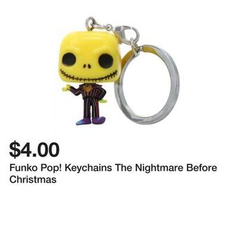 Five Below Funko pop! keychains the nightmare before christmas offer