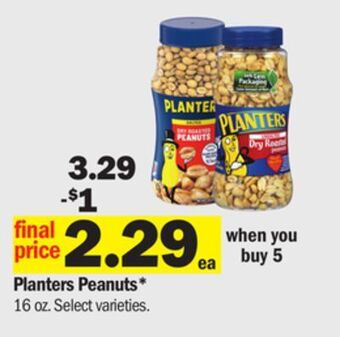 Meijer Planters peanuts offer