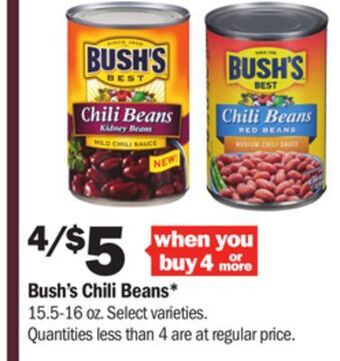Meijer Bush's chili beans offer
