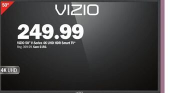 Meijer Vizio 50 v-series 4k uhd hdr smart tv offer