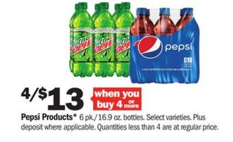 Meijer Pepsi products offer