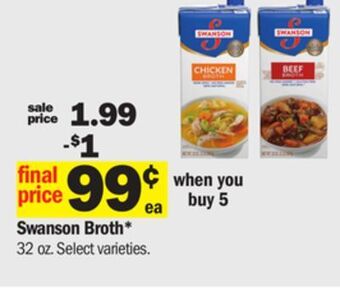 Meijer Swanson broth offer