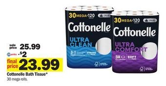 Meijer Cottonelle bath tissue offer