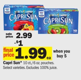 Meijer Capri sun offer