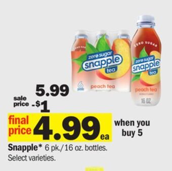 Meijer Snapple offer