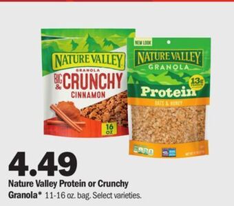 Meijer Nature valley protein or crunchy granola offer