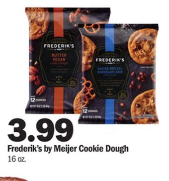Meijer Frederik's by meijer cookie dough offer