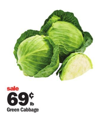 Meijer Green cabbage offer