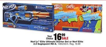 Blain's Farm & Fleet Nerf jr. elite ultimate starter set or nerf elite 2.0 eaglepoint rd-8 offer