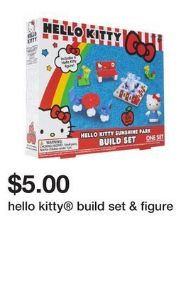 Five Below Hello kitty build set & figure offer