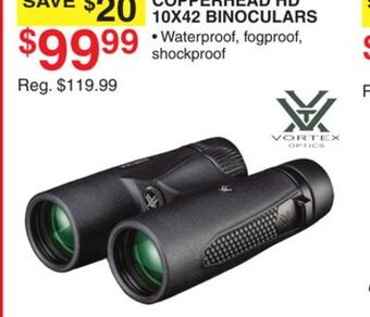 Dunham's Sports Vortex copperhead hd 10x42 binoculars offer