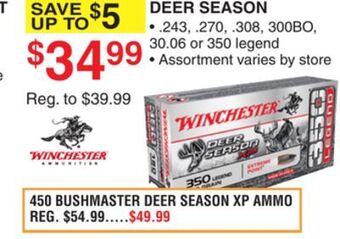 Dunham's Sports Winchester deer season offer