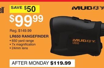 Dunham's Sports Muddy lr650 rangefinder offer