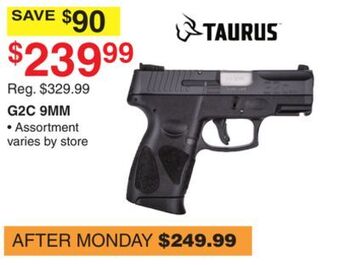 Dunham's Sports Taurus g2c 9mm offer