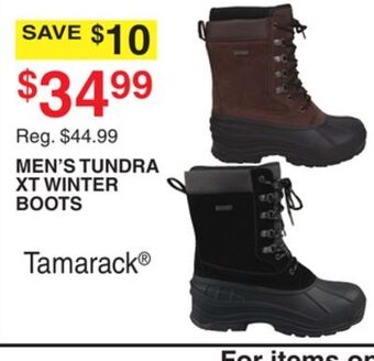 Dunham's Sports Tamarack men's tundra xt winter boots offer