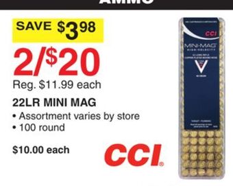 Dunham's Sports Cci 22lr mini mag offer